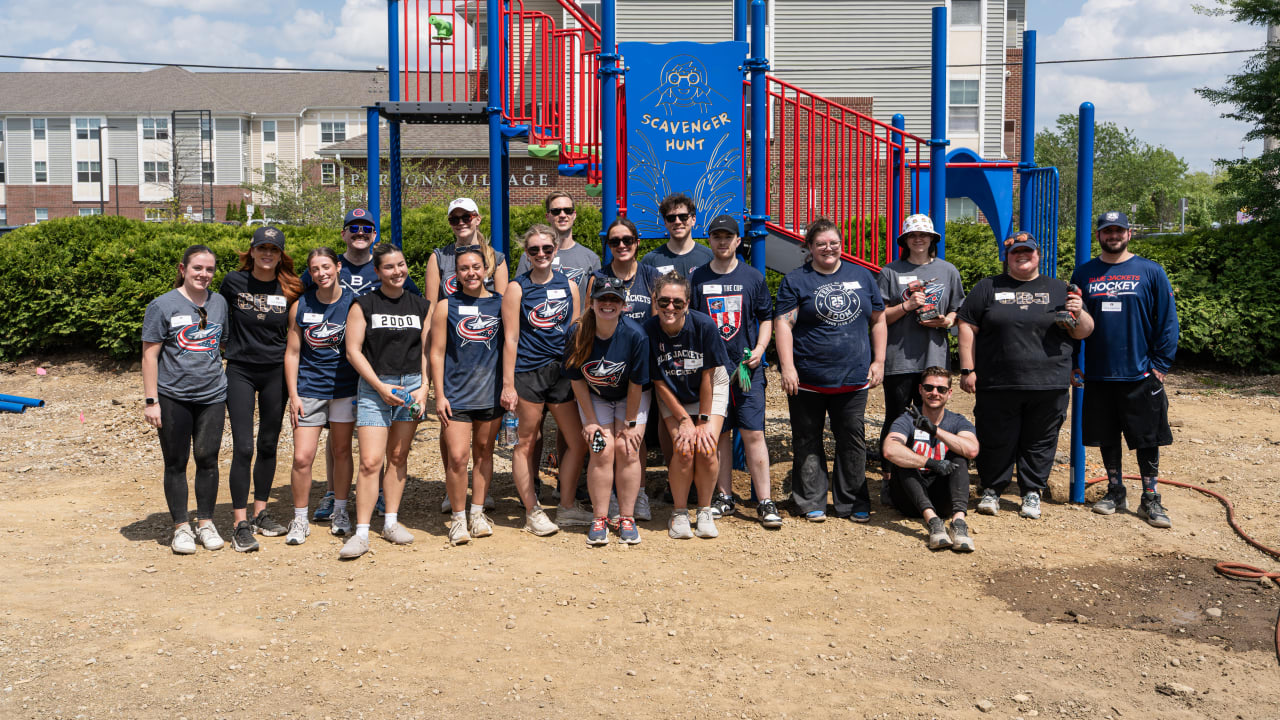 Columbus Blue Jackets Foundation Donates Playground